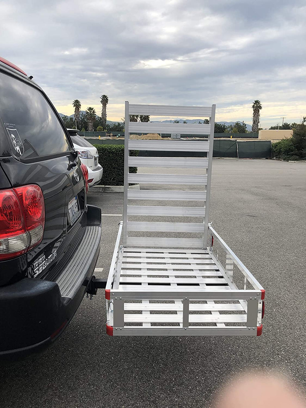80779 Aluminum Hitch Mount Cargo Carrier with 47�测�� Long Ramp, 1 Pack