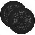 Zareline™ 2-Pack Silicone Shower Drain Hair Catcher with Suction Cups - Black Anti-Slip Strainer