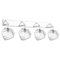 63131LED'sP-MSS/CLR 4 Light Wall / Vanity in Mirrored