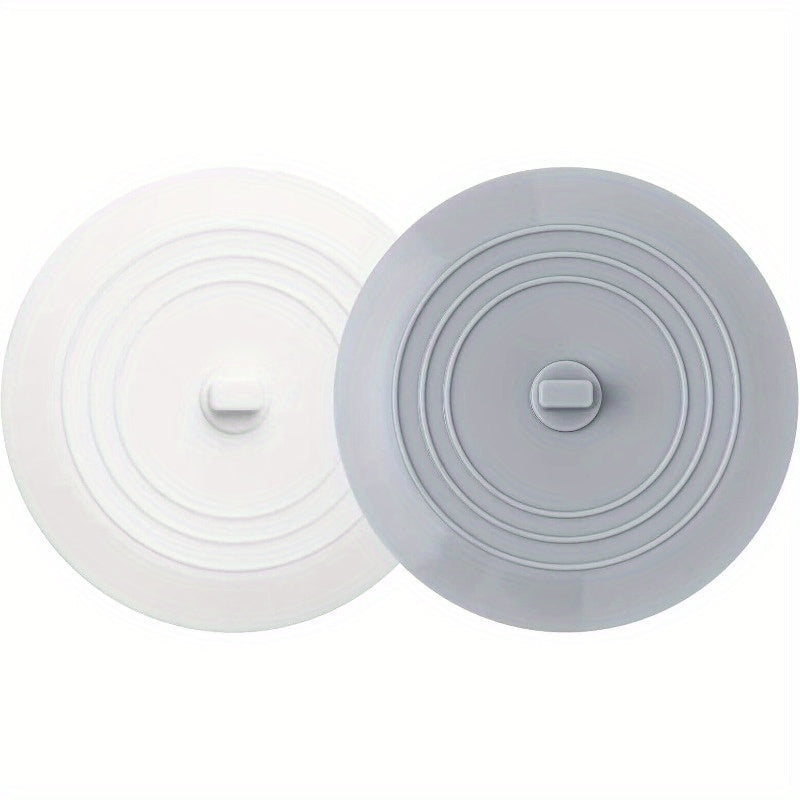 Zareline™ 2-Pack Silicone Bathtub Drain Stopper - Universal Leak-Proof Sink Plug