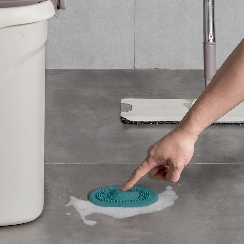 Zareline™ 4-Piece Ultra Fast Silicone Floor Drain Set - Anti-Odor Hair Catcher & Shower Filter