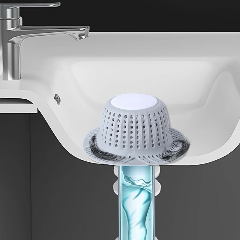 Zareline Flexible Silicone Hair Catcher - Universal Anti-Clog Drain Cover & Stopper