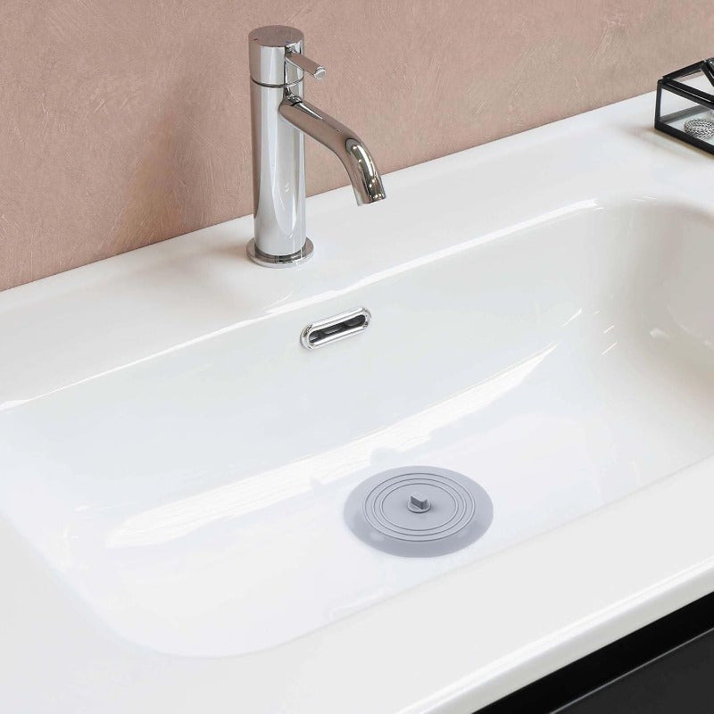Zareline™ 2-Pack Silicone Bathtub Drain Stopper - Universal Leak-Proof Sink Plug