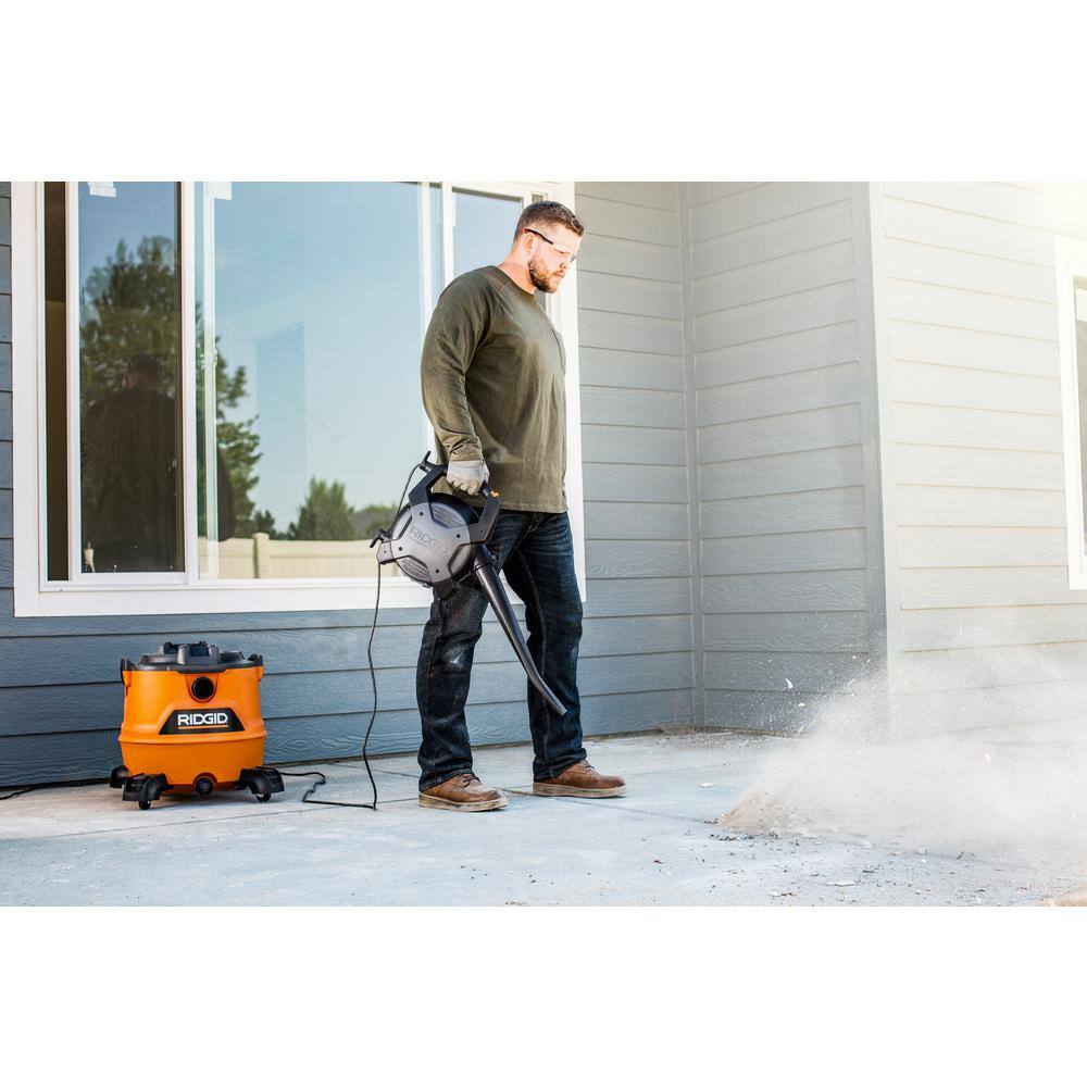 16 Gallon 6.5 Peak HP NXT WetDry Shop Vacuum with Detachable Blower Filter Locking Hose and Accessories HD1600