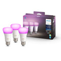 562785 Hue White & Color Ambiance A19 Bluetooth LED Smart Bulbs 3-Pack