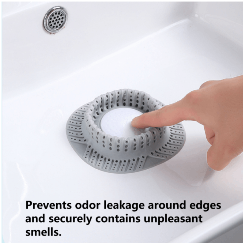 Zareline Flexible Silicone Hair Catcher - Universal Anti-Clog Drain Cover & Stopper