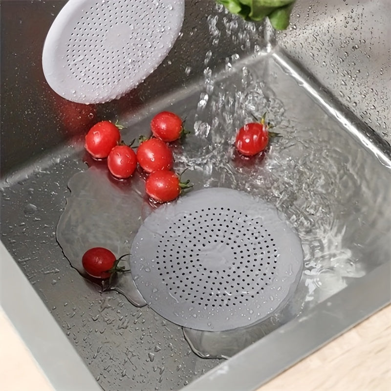 Zareline™ Universal Round Silicone Hair Catcher - Effective Anti-Clog & Deodorizing Drain Filter