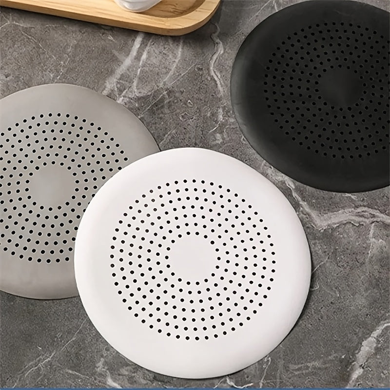 Zareline™ Universal Round Silicone Hair Catcher - Effective Anti-Clog & Deodorizing Drain Filter